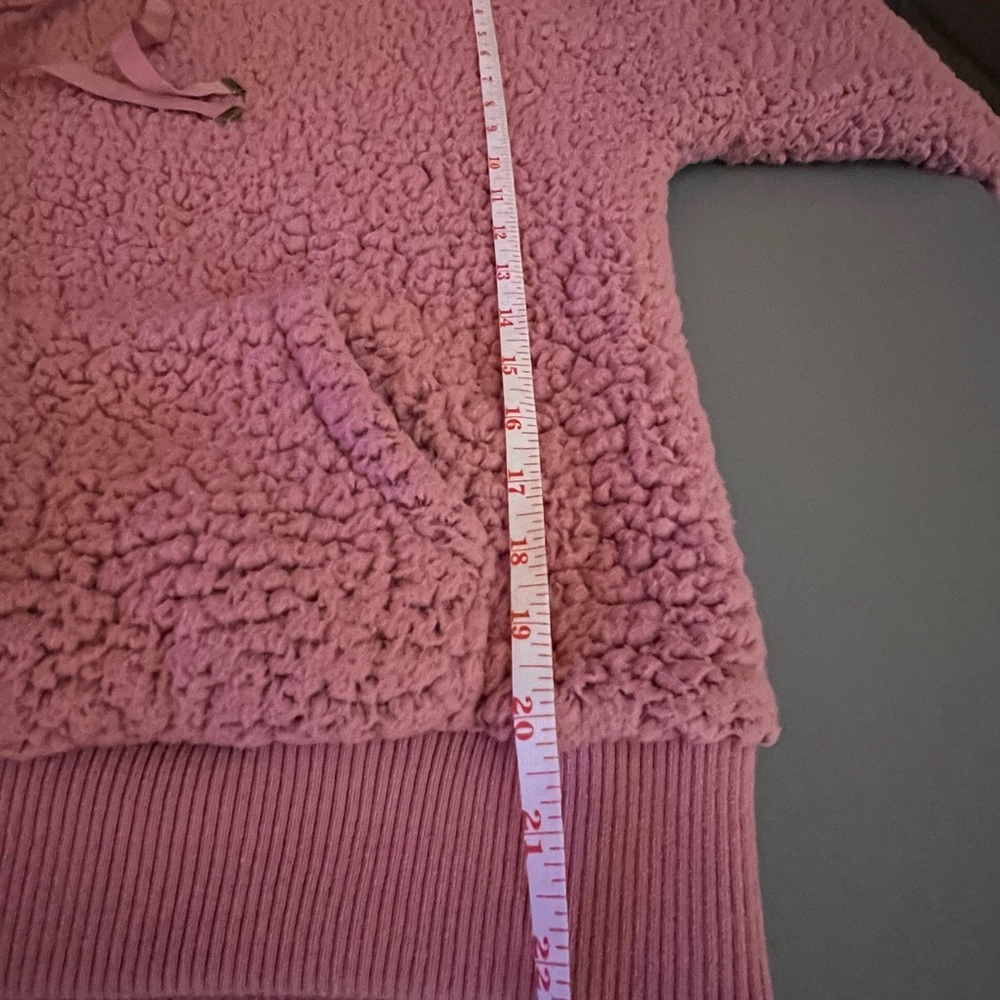SUMMER SALE: Ci Sono Pink Sherpa women’s Hoodie - Picture 6 of 7